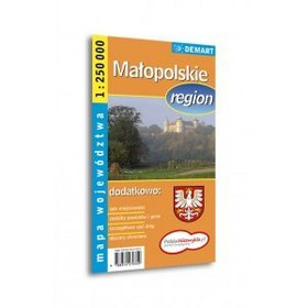 Małopolskie - mapa województwa (skala 1:250 000)