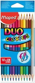 Maped - Kkredki dwustronne Colorpeps Duo 12 szt. = 24 kolory