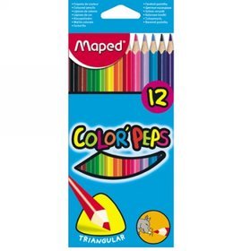Maped - Kredki trójkątne Colorpeps, 12 sztuk