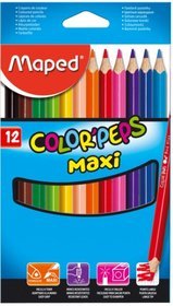 Maped - Kredki trójkątne Colorpeps Maxi, 12 szt.
