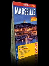 Marseille 1:15 000 - laminowany plan miasta