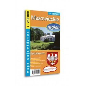 Mazowieckie region mapa województwa