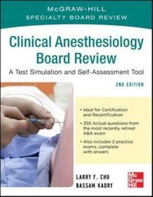 McGraw-Hill Specialty Board Review Clinical Anesthesiology