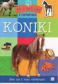 Mini album z naklejkami - Koniki