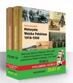 Motocykle Wojska Polskiego 1918-1950 + Samochody pancerne i transportery opancerzone Wojska Polskiego 1918-1950 - Pakiet