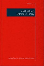 Multinational Enterprise Theory 3 vols