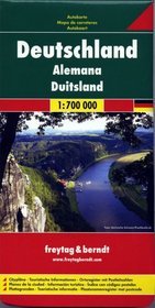 Niemcy mapa 1:700 000 Freytag  Berndt