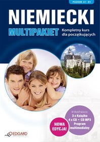 Niemiecki Multipakiet. Kompletny kurs języka niemieckiego dla początkujących + 4CD