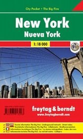 Nowy Jork city pocket mapa 1:18 000 Freytag  Berndt