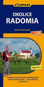 Okolice Radomia - mapa turystyczna skala 1: 75 000