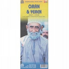 Oman Jemen. Mapa w skali 1:400 000