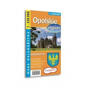 Opolskie region mapa województwa 1:250 000
