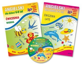 Pakiet angielski dla dzieci 6-8 lat. Ćwiczenia wiosna, lato + CD
