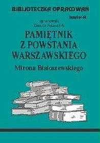 Pamiętnik z Powstania Warszawskiego Mirona Białoszewskiego - zeszyt 63