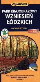 Park Krajobrazowy Wzniesień Łódzkich Mapa turystyczna 1:30 000