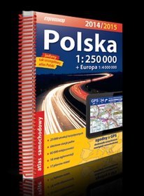 Polska 1:250 000 - atlas samochodowy