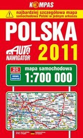 Polska 2011 mapa samochodowa 1:700 000