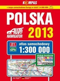 Polska Atlas samochodowy 1:300 000