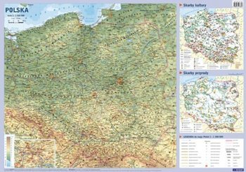 Polska mapa ścienna