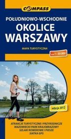 Południowo wschodnie okolice Warszawy mapa turystyczna 1:50 000