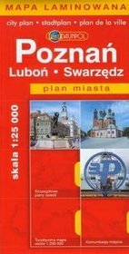 Poznań Swarzędz Luboń plan miasta