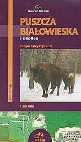 Puszcza Białowieska Mapa turystyczna  1:85 000