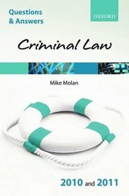 QA Criminal Law 2010 and 2011 7e