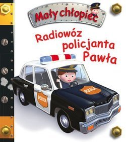 Radiowóz policjanta Pawła Mały chłopiec