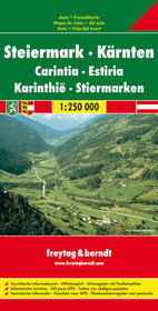 Styria Karyntia 1:250 000 Freytag  Berndt