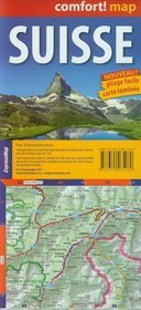 Suisse. Mapa drogowa i turystyczna 1:350 000