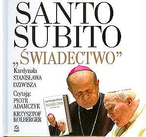 Świadectwo. Santo Subito - książka audio na 1 CD (format mp3)