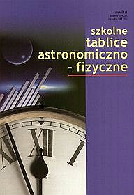 Szkolne tablice astronomiczno-fizyczne