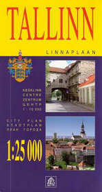 Tallinn plan miasta 1:25 000