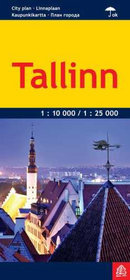 Tallinn mapa 1:25 000/1:10 000 Jana Seta