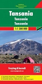 Tanzania mapa 1:1 300 000 Freytag  Berndt