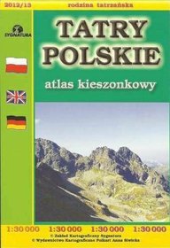 Tatry Polskie Atlas kieszonkowy 1:30 000