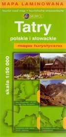 Tatry polskie i słowackie - mapa turystyczna (skala 1:50 000)