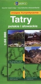Tatry polskie i słowackie. Mapa turystyczna w skali 1:50 000