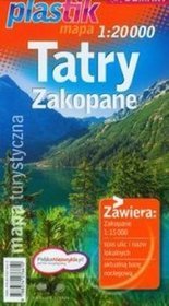 Tatry Zakopane - mapa turystyczna (skala 1:20 000)