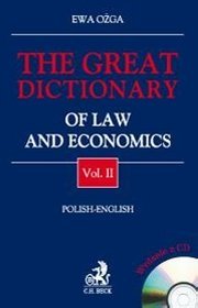 The great dictionary of law and economic vol.2 with CD