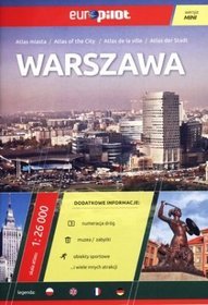 Warszawa. Atlas miasta w skali 1:26 000. Europilot wersja mini