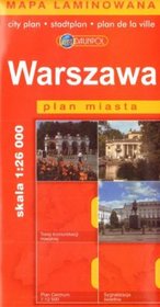 Warszawa - plan miasta (skala 1:26 000)