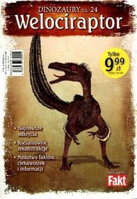 Welociraptor. Dinozaury cz.24. Książka + figurka