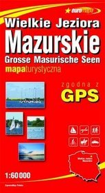 Wielkie Jeziora Mazurskie - mapa turystyczna w skali 1:60 000