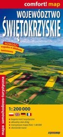 Województwo Świętokrzyskie laminowana mapa samochodowo-turystyczna 1:200 000