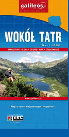 Wokół Tatr mapa atrakcji turystycznych 1:100 000