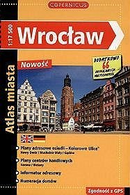 Wrocław - atlas miasta  (skala 1:17 500)