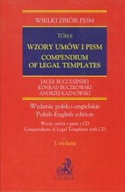 Wzory umów i pism z CD Compendium of Legal Templates t.6