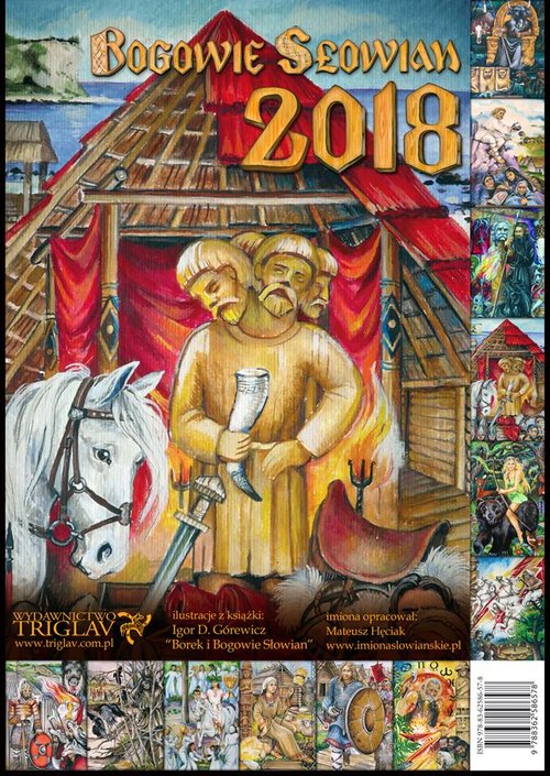 2018 Kalendarz Bogowie Słowian