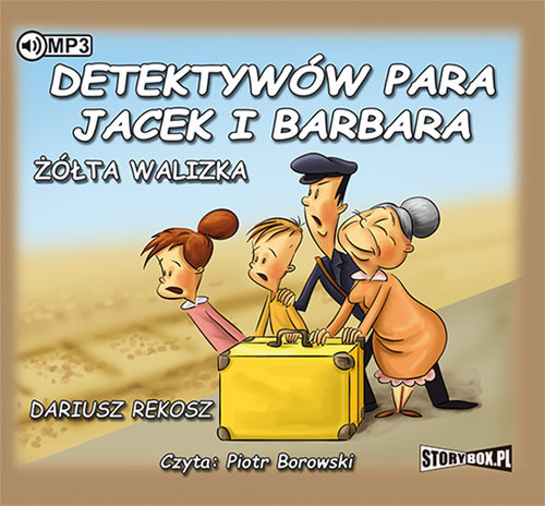 AUDIOBOOK Detektywów para Jacek i Barbara Żółta walizka